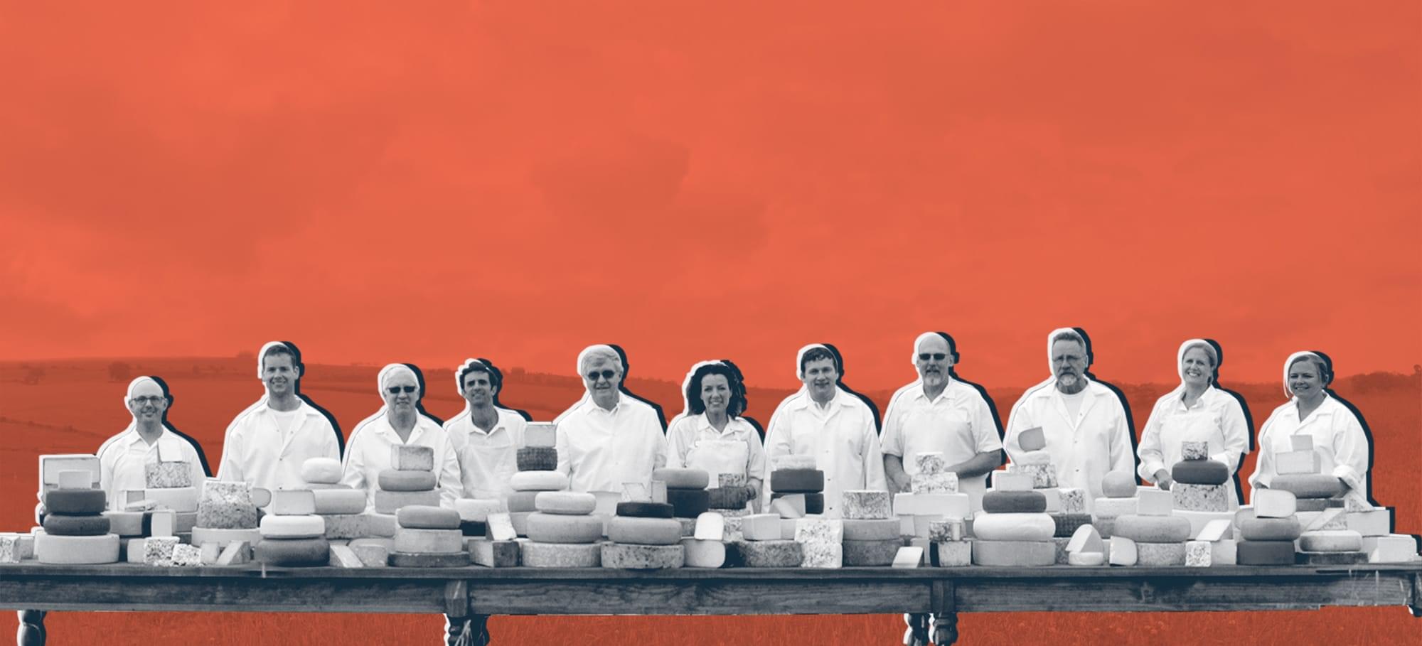A field full of Wisconsin Cheese Makers